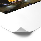 Eiffeltoren van de Seine Poster (Hoek)