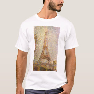 Eiffeltoren van Georges Seurat, Vintage Fine Art T-shirt