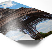 Eiffeltoren van onder foto afdruk (Hoek)