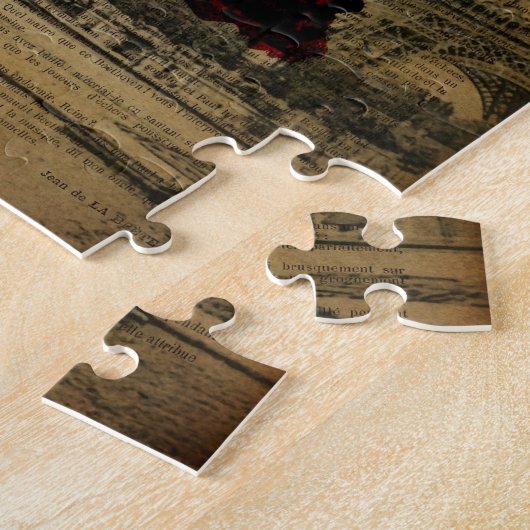 eiffeltoren van parijs - corset legpuzzel (Zijkant)