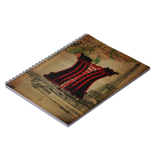 eiffeltoren van parijs - corset notitieboek (Linkerzijde)