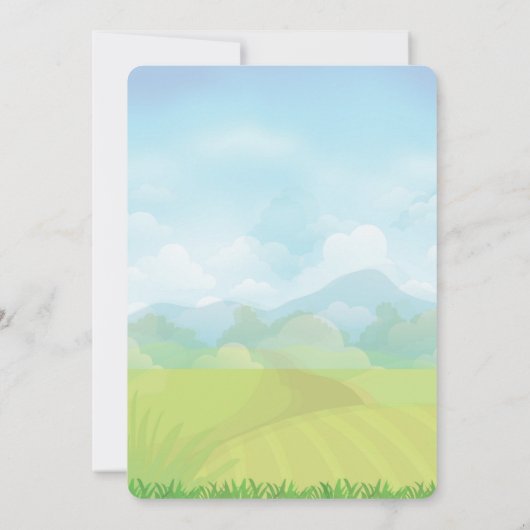 Eiffeltoren van Parijs, Frans thema feest Kaart (Achterkant)