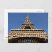 Eiffeltoren van Parijs in Frankrijk Briefkaart (Voorkant / Achterkant)