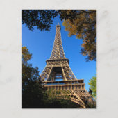 Eiffeltoren van Parijs in Frankrijk Feestdagenkaart (Voorkant)