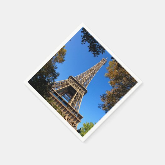 Eiffeltoren van Parijs in Frankrijk Servet (Hoek)