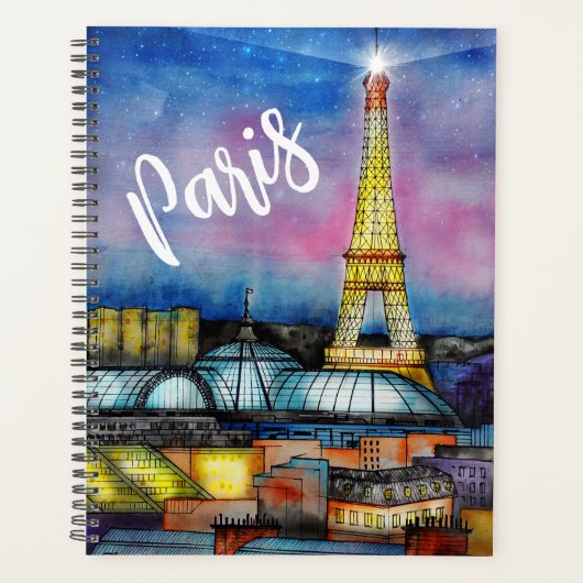 Eiffeltoren van Parijs Planner (Voorkant)