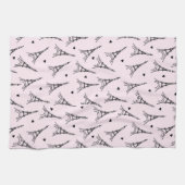 Eiffeltoren van Parijs Theedoek (Horizontaal)