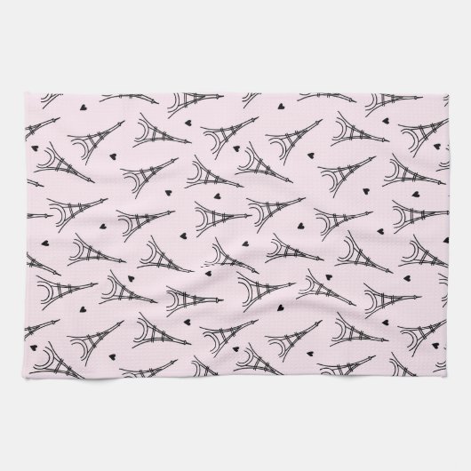 Eiffeltoren van Parijs Theedoek (Horizontaal)