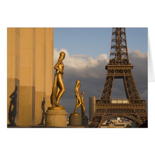 Eiffeltoren vanuit het Palais de Chaillot, Parijs, (Voorkant Horizontaal)