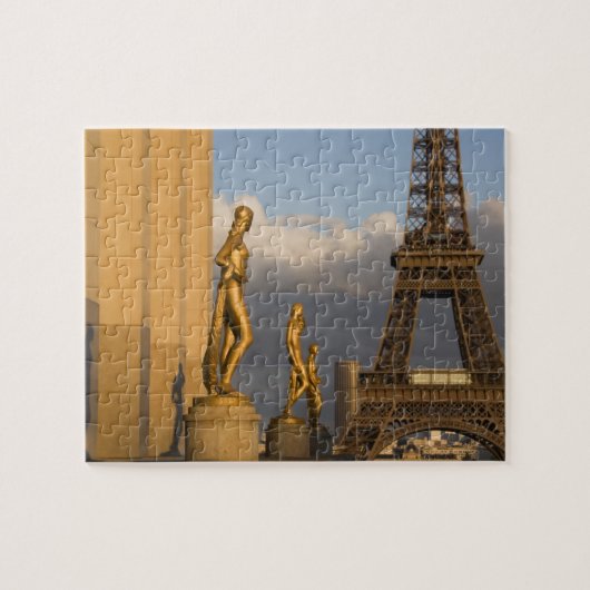 Eiffeltoren vanuit het Palais de Chaillot, Parijs, Legpuzzel (Horizontaal)