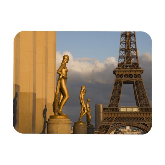 Eiffeltoren vanuit het Palais de Chaillot, Parijs, Magneet (Horizontaal)