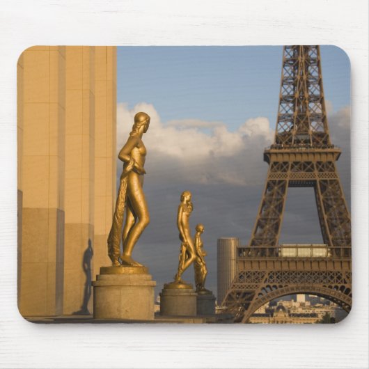 Eiffeltoren vanuit het Palais de Chaillot, Parijs, Muismat (Voorkant)