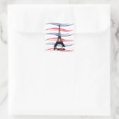 Eiffeltoren Vierkante Sticker (Tas)