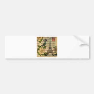 Eiffeltoren vintage Parijs Bumpersticker