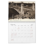 eiffeltoren, VintagePostcardsof Paris in de Ea... Kalender (Feb 2027)