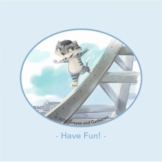 Eiffeltoren Vinyl Sticker - Fun (Diverse Maten) (Voorkant)