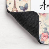 Eiffeltoren vlinder en Rozen Muismat (Hoek)