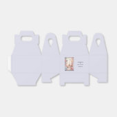 Eiffeltoren Vlinders en bloemen bruiloft Bedankdoosjes (Uitgevouwen)