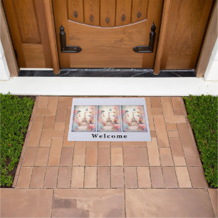 Eiffeltoren Vlinders en Bloemen Welkom Deurmat