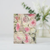 eiffeltoren voor girale mode met retroreflectoren  briefkaart (Staand voorkant)