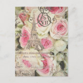 eiffeltoren voor girale mode met retroreflectoren  briefkaart (Voorkant)