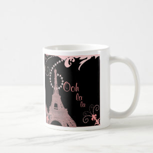 eiffeltoren voor girale mode met retroreflectoren koffiemok