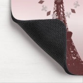 eiffeltoren voor girale mode met retroreflectoren muismat (Hoek)