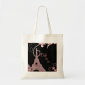 eiffeltoren voor girale mode met retroreflectoren tote bag (Voorkant)