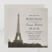  Eiffeltoren Vrijgezellenfeest Kaart (Voorkant / Achterkant)