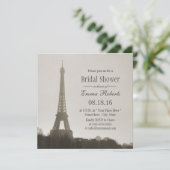  Eiffeltoren Vrijgezellenfeest Kaart (Staand voorkant)