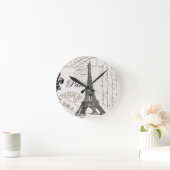  Eiffeltoren...wandklok Ronde Klok (Huis)