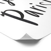 Eiffeltoren Waterverf Dreamscape Poster (Hoek)