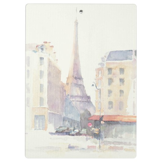 Eiffeltoren | Waterverf Parijs Klembord (Achterkant)