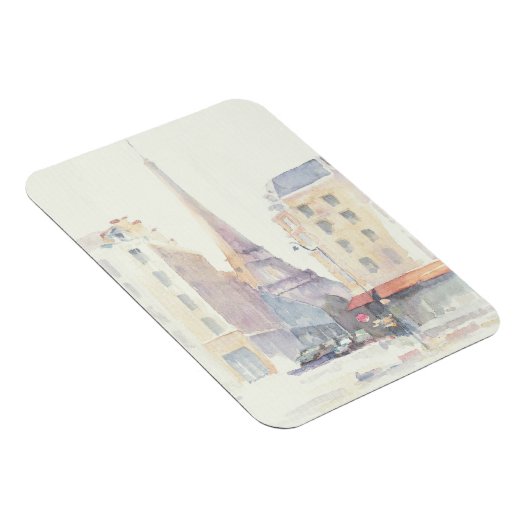 Eiffeltoren | Waterverf Parijs Magneet (Rechterzijde)