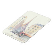 Eiffeltoren | Waterverf Parijs Magneet (Linkerzijde)