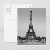 Eiffeltoren, wereldtentoonstelling - 1900 Parijs Briefkaart (Voorkant / Achterkant)