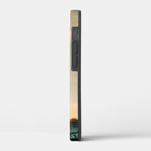 Eiffeltoren werpt kussen op Case-Mate iPhone case (Achterkant / Links)