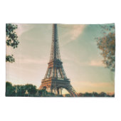 Eiffeltoren werpt kussen op kussensloop (Achterkant-Links)