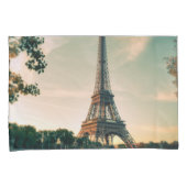 Eiffeltoren werpt kussen op kussensloop (Voorkant-Rechts)