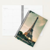Eiffeltoren werpt kussen op planner (Display)
