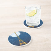 Eiffeltoren Zandsteen Onderzetter (Zijkant)