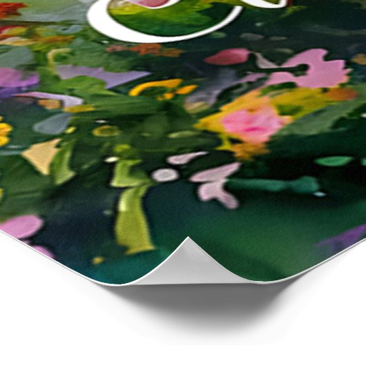 Eiffeltoren Zonsopgang in Parijs Poster (Hoek)