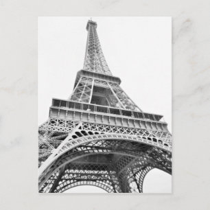 Eiffeltoren zwart-wit Briefkaart