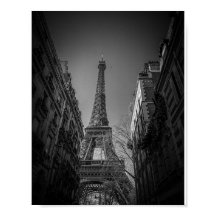 Eiffeltoren zwart-wit foto