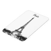 Eiffeltoren zwart-wit magneet (Linkerzijde)