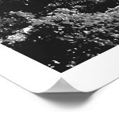 Eiffeltoren zwart-wit poster (Hoek)