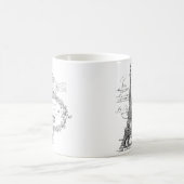 Eiffeltorenkollage Koffiemok (Center)