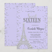 Eiffeltorenparels, Diamonds Lijst Lavander Kaart (Voorkant / Achterkant)