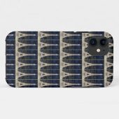 Eiffeltorenpatroon Case-Mate iPhone Case (Achterkant (horizontaal))