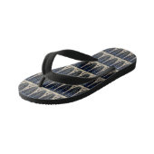 Eiffeltorenpatroon Kinder Teenslippers (Schuin)
